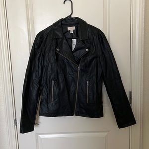 NWT LOFT Faux Leather Jacket
